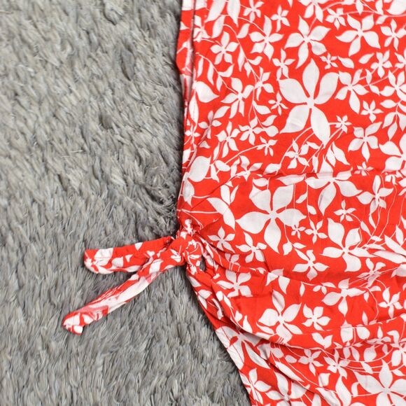 Lane Bryant Red Floral Off-Shoulder Top - Picture 6 of 8